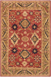 handmade Traditional Kafkaz Rust Lt. Green Hand Knotted RECTANGLE 100% WOOL area rug 9 x 12